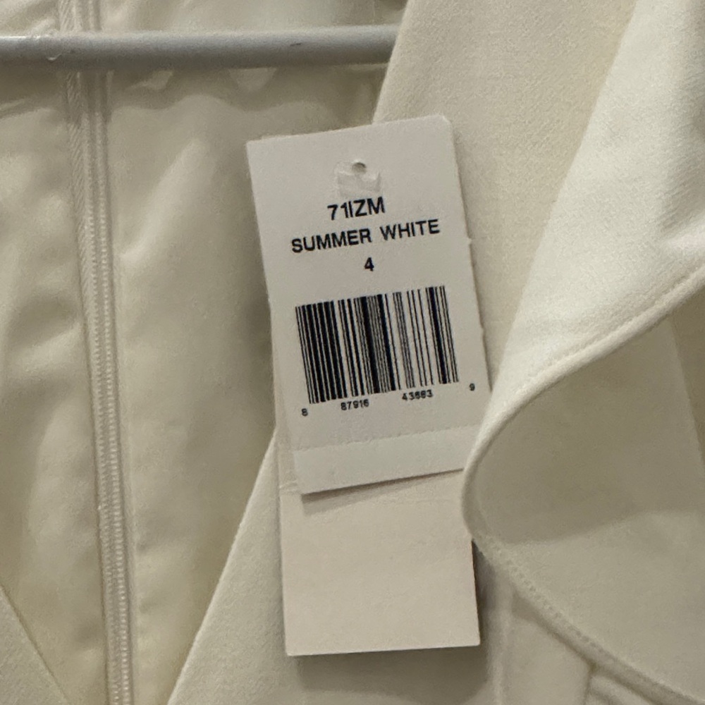 French Connection Cream Ruffle Mini Dress - Picture 6 of 6